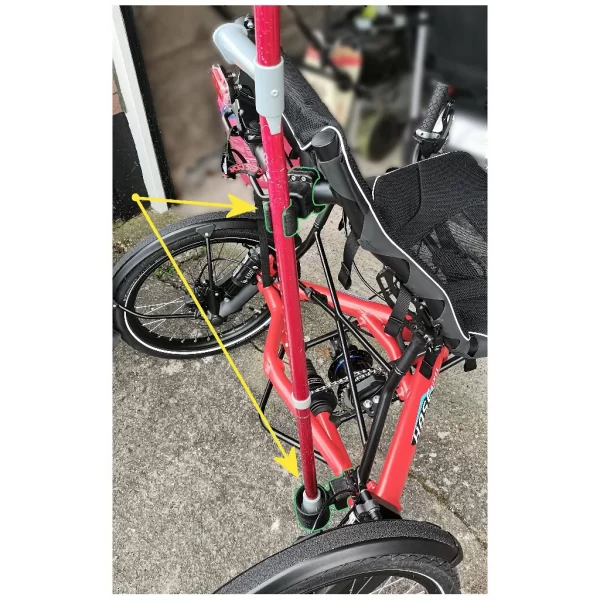 Trike Crutch Holder